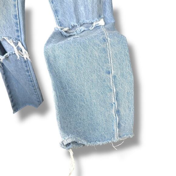 ROLLA'S Original Straight Leg City Worn G'Day Mate High Rise Distressed Jeans - Picture 4 of 8